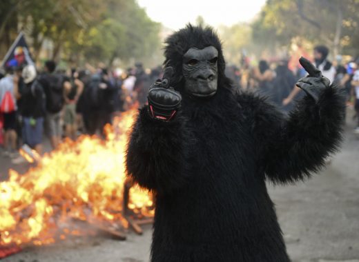 Protestas en Chile 2019. Foto: Martin Bernetti / AFP