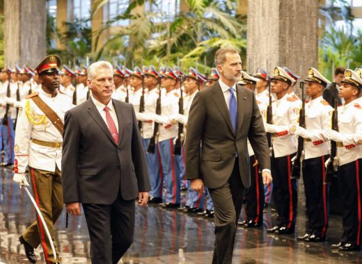 Los reyes de España en La Habana. Foto: EFE