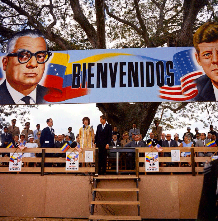 Visita de Kennedy a Venezuela. Cortesía