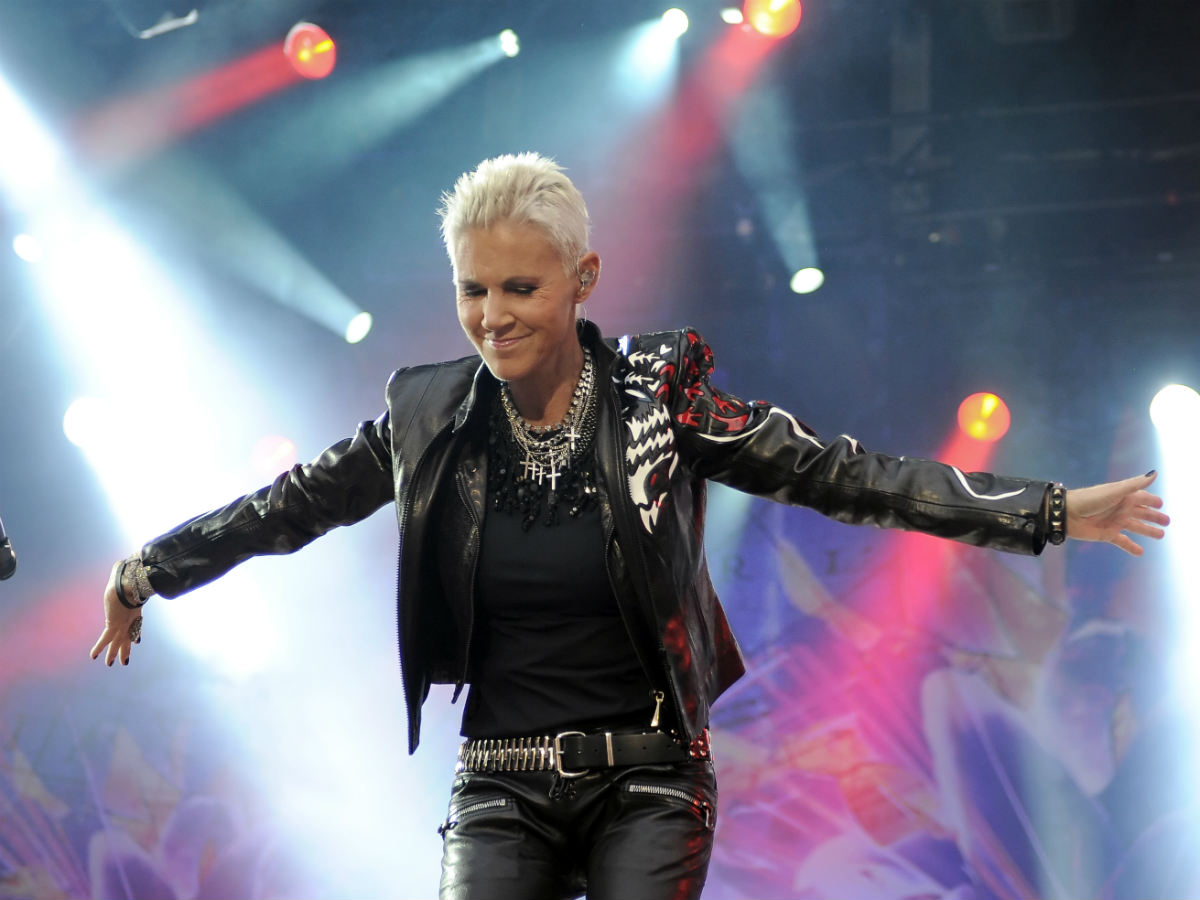 Marie Fredricksson, cantante del dúo sueco "Roxette". Foto: AFP