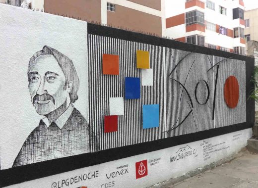 Mural "Homenaje a Soto". Foto: Elina Pérez Urbaneja
