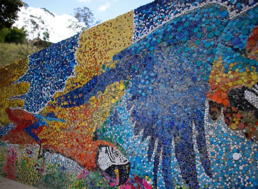 Mural caraqueño estimula la conciencia ecológica