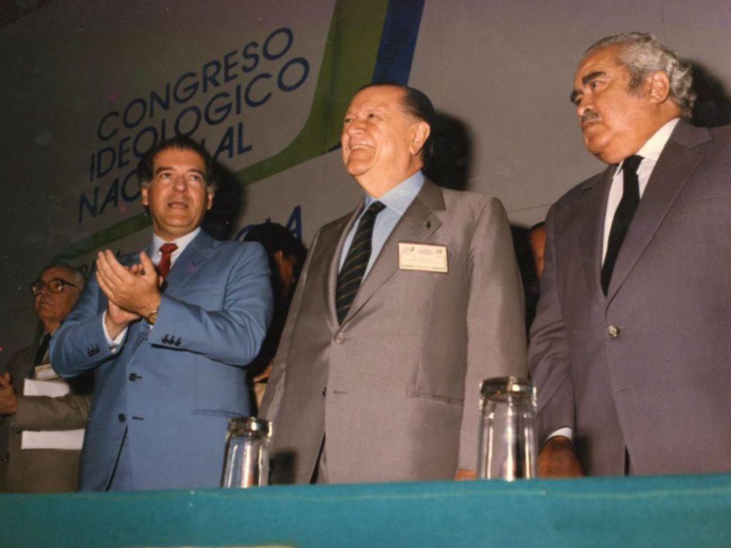 Rafael Caldera, Eduardo Fernández y Luis Herrera Campíns. Foto: Cortesía