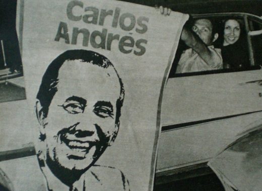 Carlos Andrés Pérez. Campaña de 1973. Foto: esacademic.com