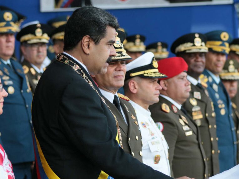 Maduro ante la Fuerza Armada de Venezuela