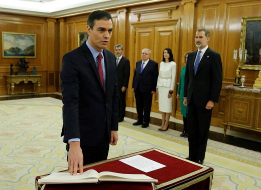 Pedro Sánchez promete como presidente del Gobierno español