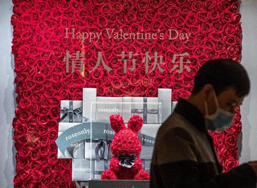 Celebrar el día del amor en tiempos del Covid-19 en China
