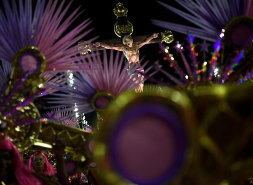 El Cristo más polémico del carnaval de Río de Janeiro