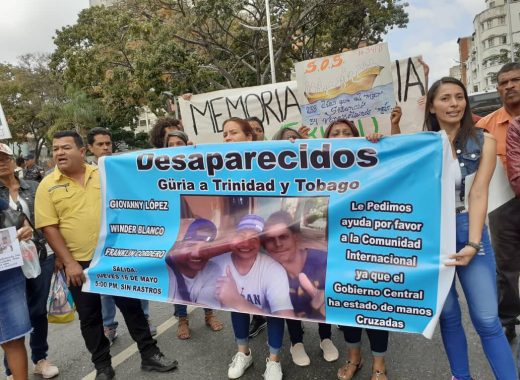 Familiares buscan a unos 90 venezolanos desaparecidos en el Caribe