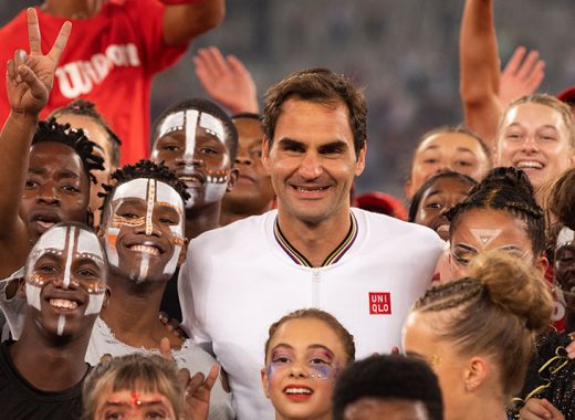 Federer y Nadal jugaron un partido histórico en Sudáfrica