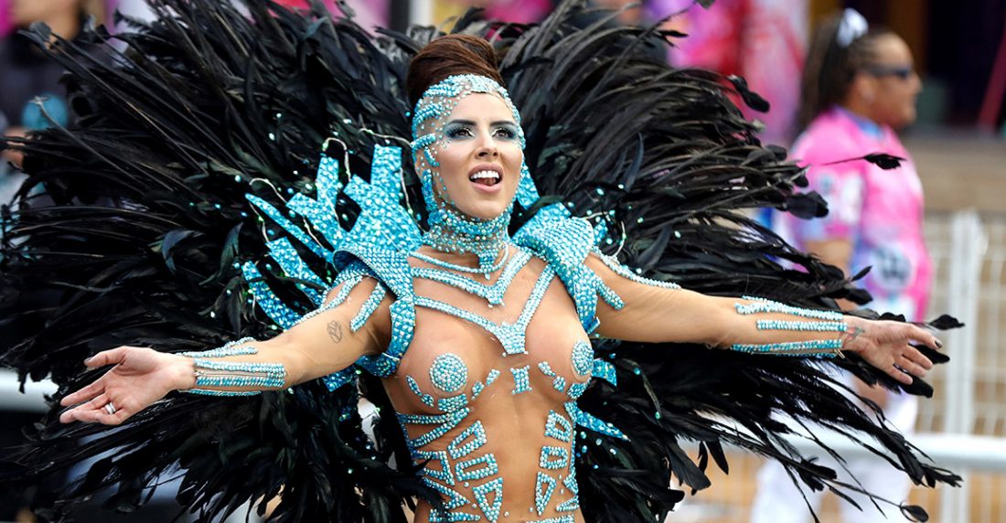 Carnaval: "gostosas" postales brasileñas