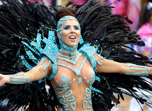 Carnaval: "gostosas" postales brasileñas