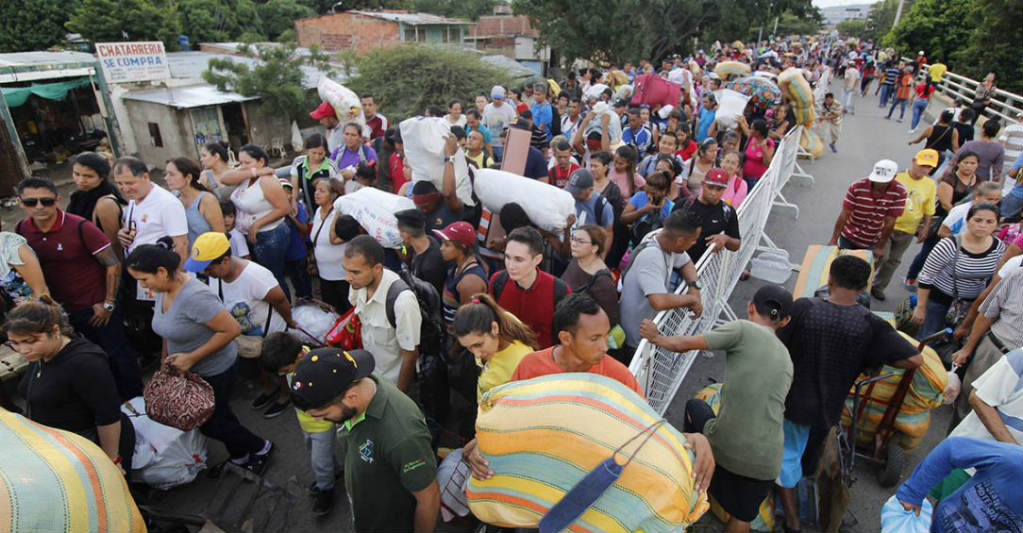 Migración venezolana a Colombia. AFP