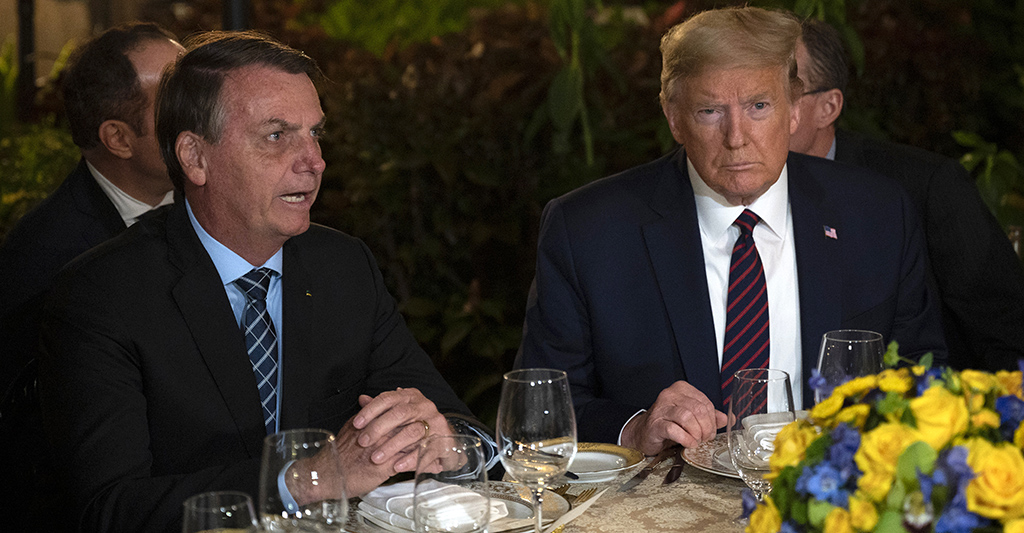 Trump y Bolsonaro reiteran su apoyo a Juan Guaidó