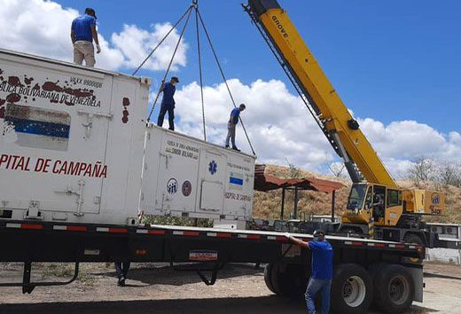 Instalan hospital en puerto de La Guaira para atender casos de Covid-19