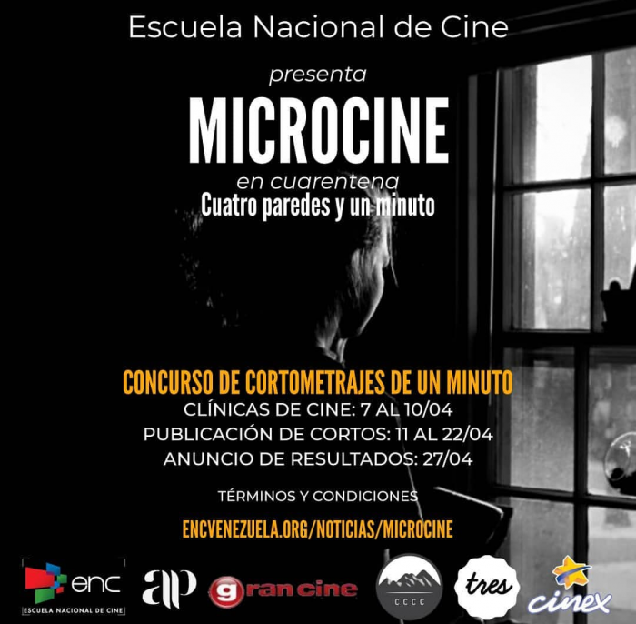 ENC abre el concurso "Microcine en cuarentena: cuatro paredes y un minuto"