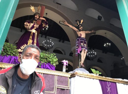 Nazareno de San Pablo recorre Caracas pese a la cuarentena