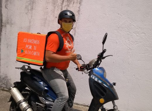 Con motos eléctricas hacen delivery en Táchira