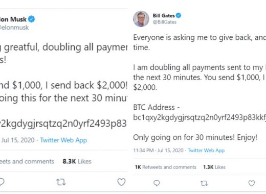 Hackean cuentas de Twitter de Elon Musk, Bill Gates y Jeff Bezos para promover estafa con Bitcoin