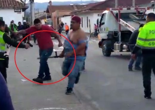 Policía colombiano le dispara a dos venezolanos en medio de un enfrentamiento