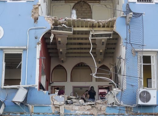 Las impactantes imágenes de un dron muestran el daño en Beirut