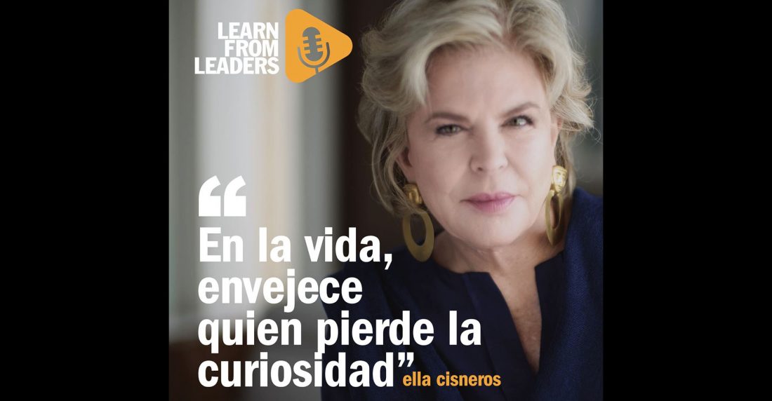 Ella Cisneros: "En la vida envejece quien pierde la curiosidad"