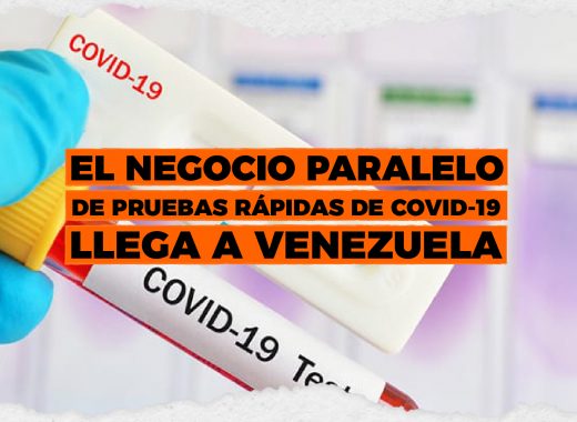 El negocio paralelo de pruebas rápidas de COVID-19 llega a Venezuela