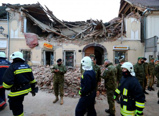Fuerte sismo en Croacia destruye Petrinja y registra víctimas mortales