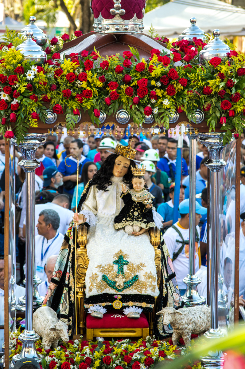 La Divina Pastora sale en procesión todos los años desde 1856
