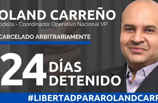 #LiberenARolandCarreño, una etiqueta para clamar justicia