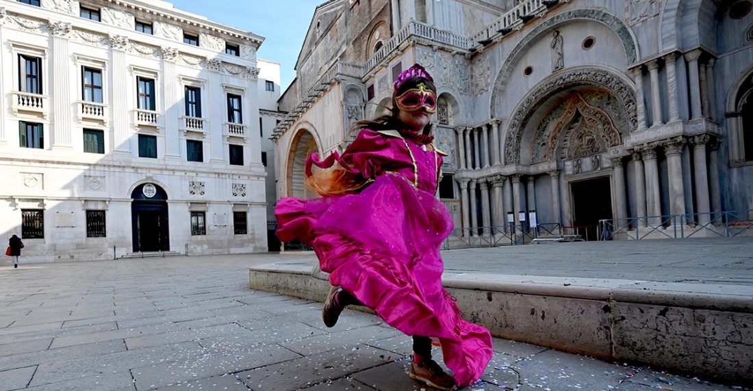 Los venecianos se quedaron solos en carnaval