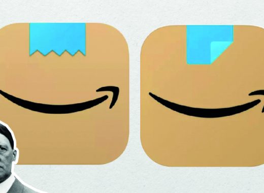Amazon cambió su logo porque parecía la cara de Adolf Hitler