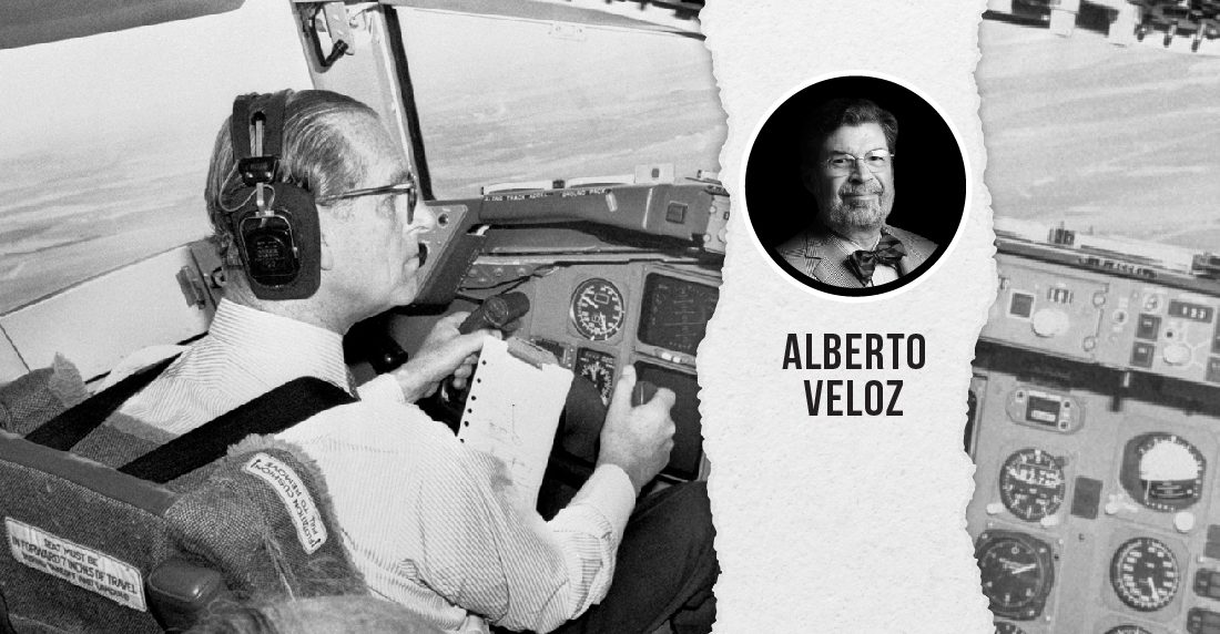 El príncipe Felipe llegó a Venezuela piloteando su avión