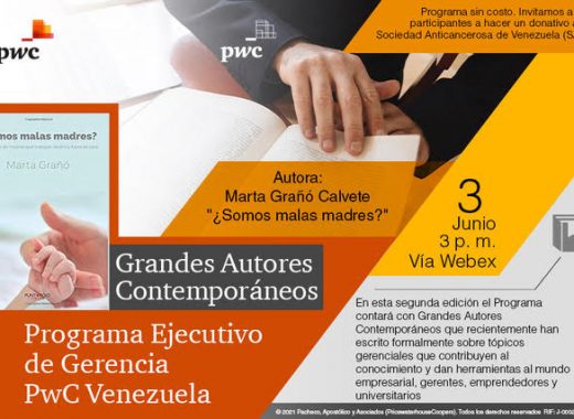 PwC Venezuela presenta conferencia "¿Somos malas madres?" para emprendedoras