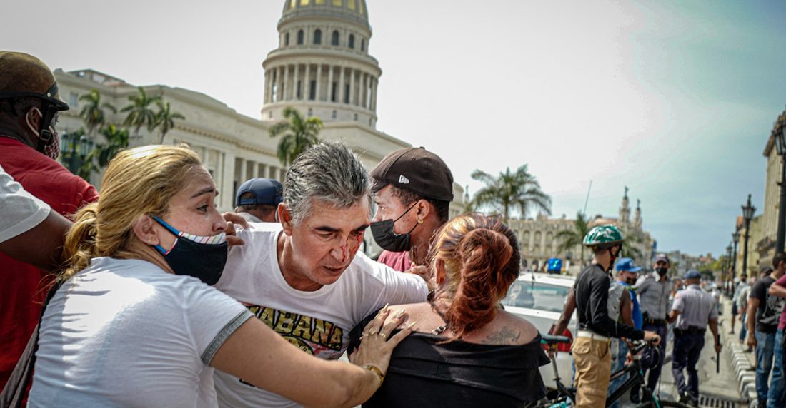 España exige a Díaz-Canel que respete el derecho a la protesta en Cuba