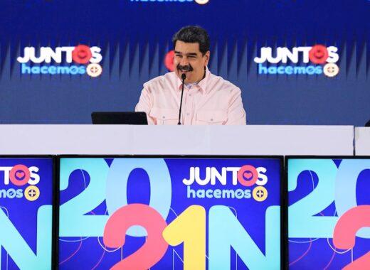 Maduro dice que comerá cotufas viendo a Guaidó votar y Guaidó le respondió