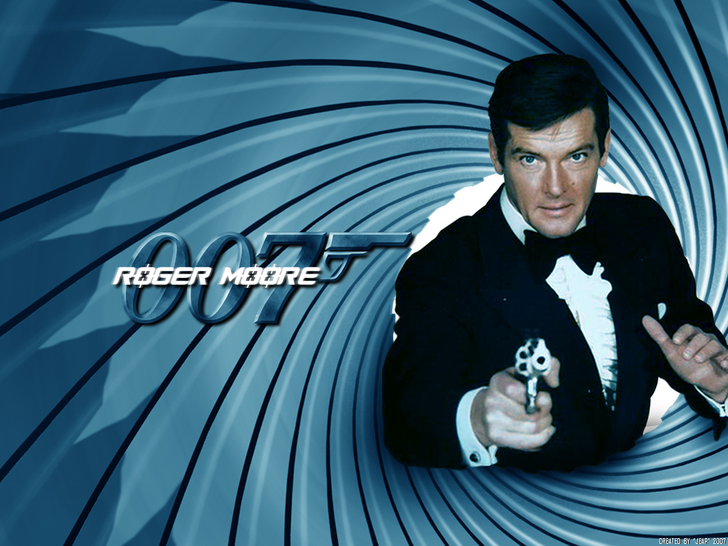 Roger Moore como 007