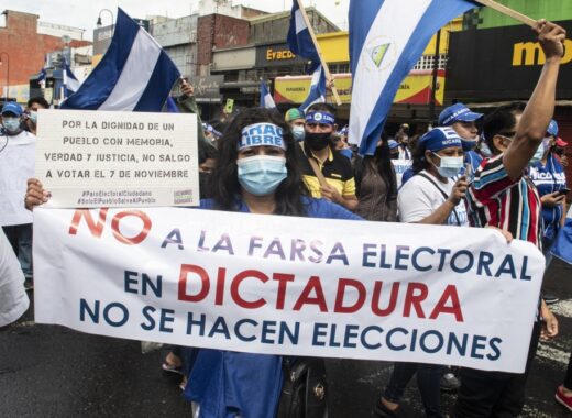 Las elecciones en Nicaragua son una "burla", una "farsa" y son "ilegítimas"