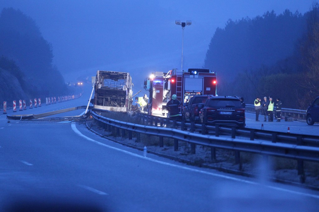 accidente de autobús Bulgaria