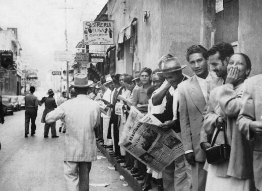 Voto masivo en elecciones de 1952. Foto: Archivo El Nacional