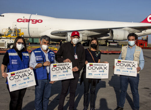 El mecanismo Covax envió otras 2.587.200 dosis de vacunas anticovid a Venezuela