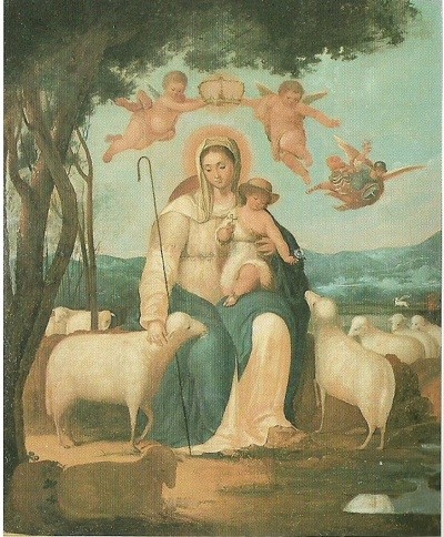 Divina Pastora por Juan Lovera 1820 Colección Galería de Arte Nacional