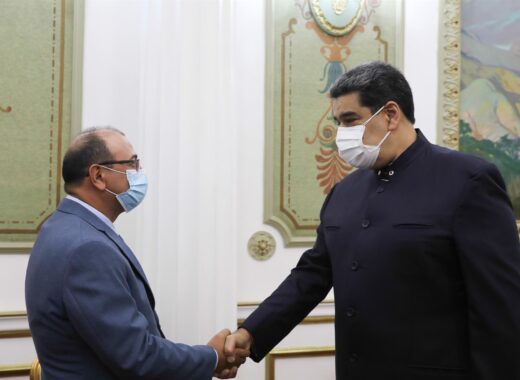 Maduro se reunió con el nuevo gobernador de Barinas, Sergio Garrido