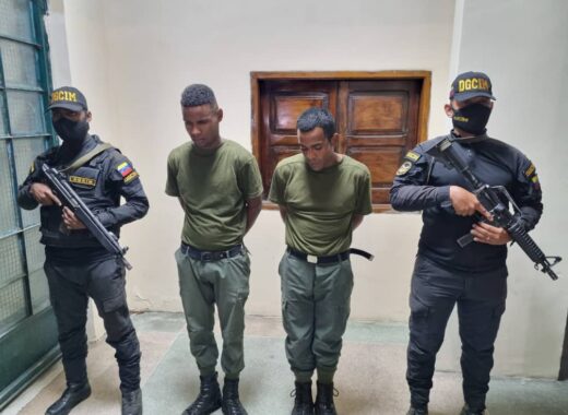 Arrestan a dos soldaditos malandros en Barinas por ofender a la Fuerza Armada