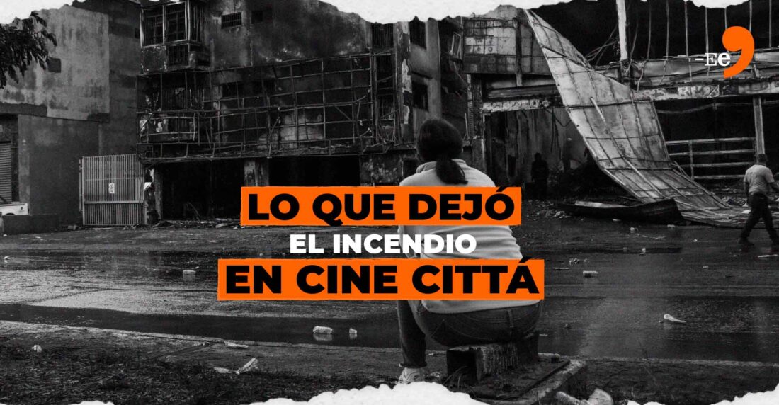 Lo que dejó el incendio en Cine Cittá: robos y promesas [VIDEO]
