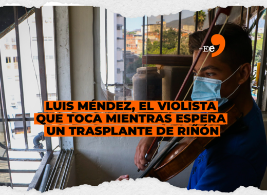 Luis Méndez, el violista que toca mientras espera un trasplante de riñón (Video)