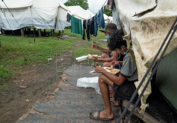 Migrantes venezolanos escogen el Darién. Foto: MSF