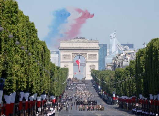 Francia desfile por dia Nacional
