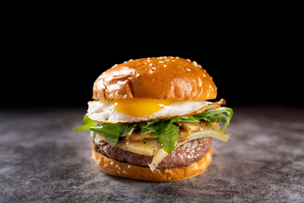Una de las exitosas hamburguesas de Goiko. Foto cortesía Goiko