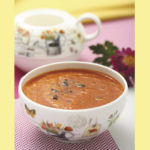 crema de pimentones asados, cocuy